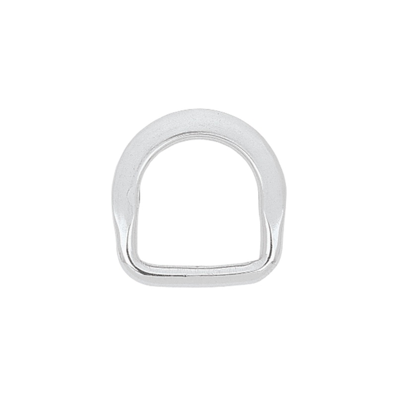 Beveled Saddle D-Ring Stainless Steel, 1-1/4