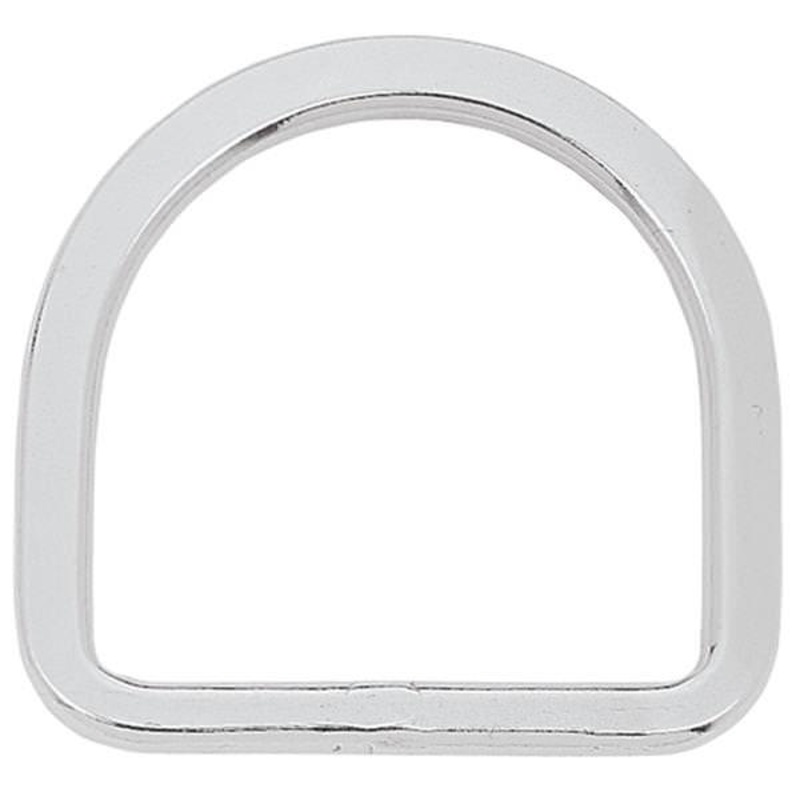 Beveled Saddle D-Ring Stainless Steel, 3