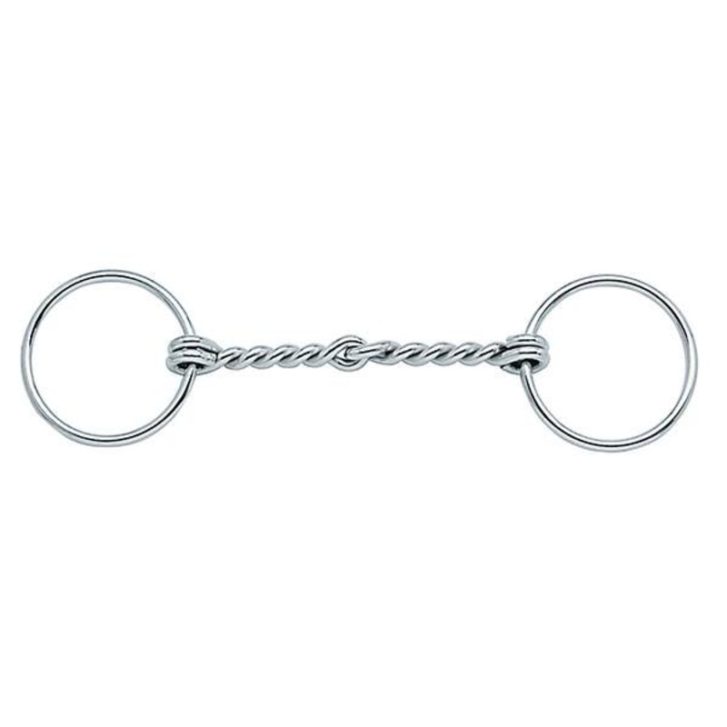 Draft Bit, 6 Single Twisted Wire Snaffle Mouth