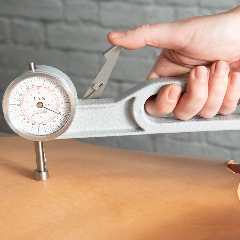 Leather Thickness Gauge, 8 Throat