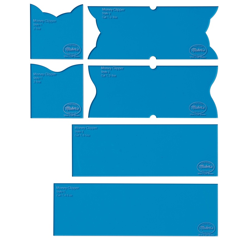 Money Clipper Template Set by Maker’s Leather Supply