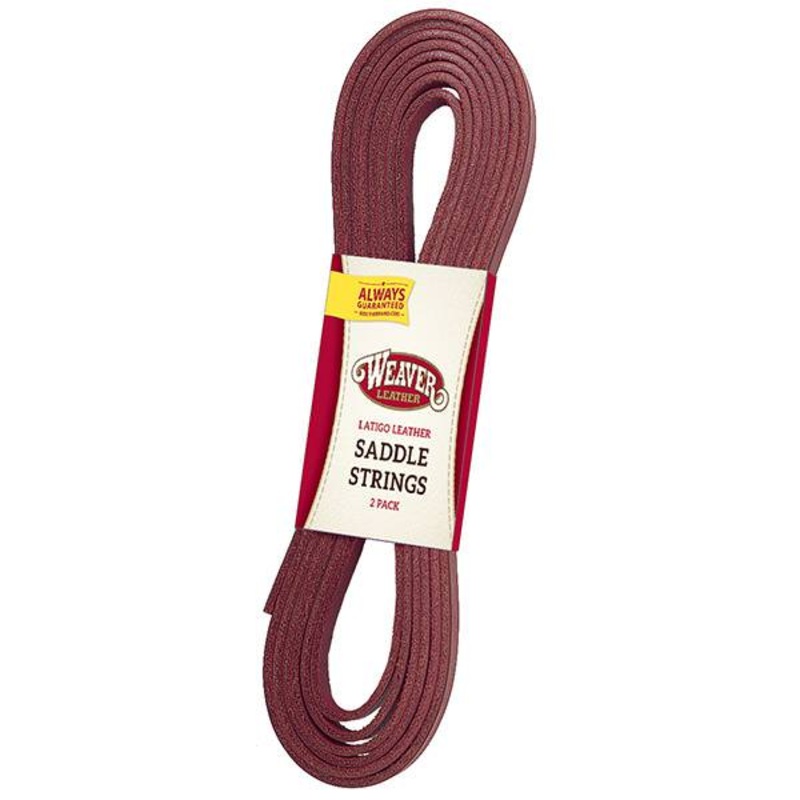 Saddle String Handy Pack, Burgundy, 1/2 x 72