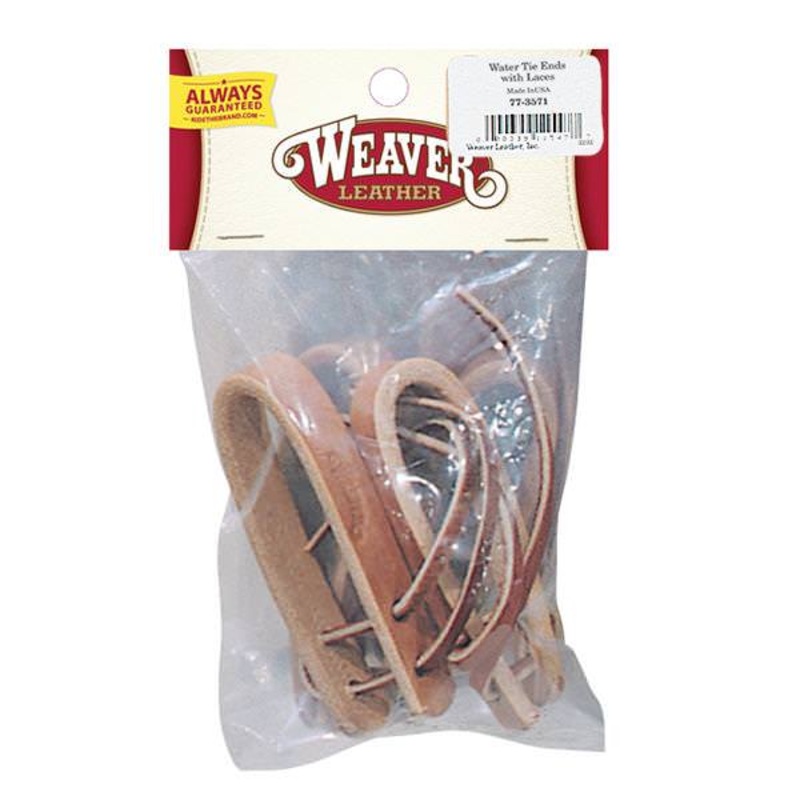Water Tie Ends with Burgundy Ties, 5/8