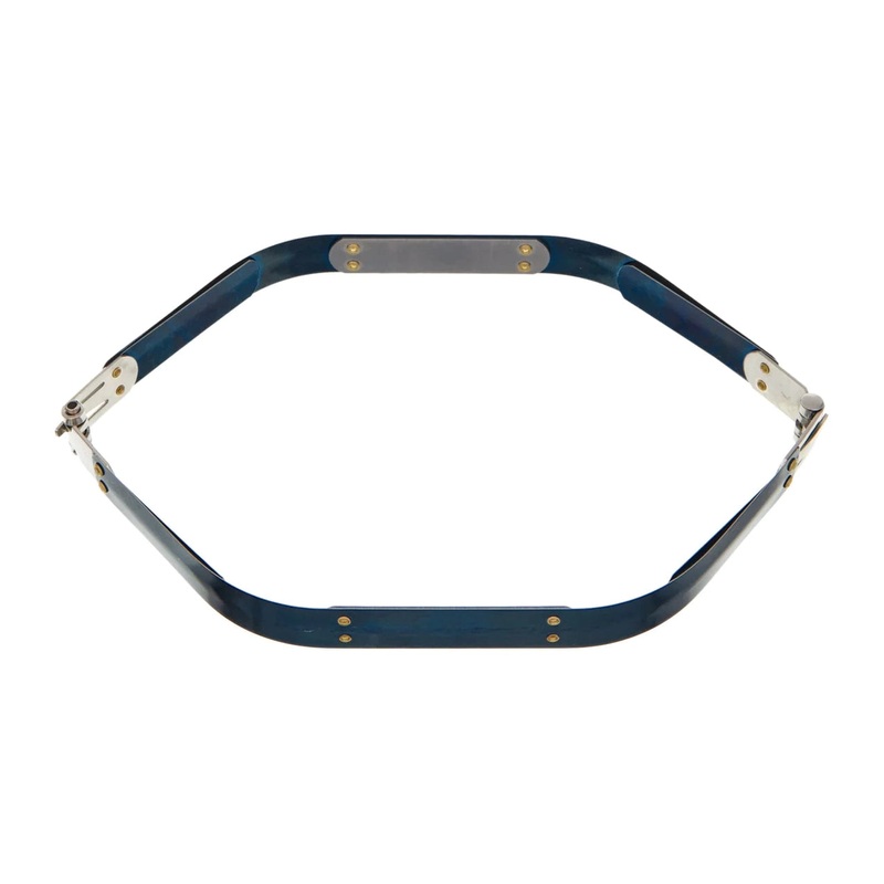 10 Facile Hexagonal Frame With Nickel Hinges, Steel, #A-448-10