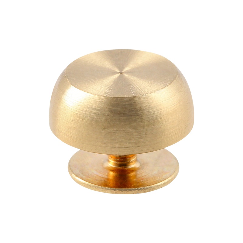 13mm Brass, Stud with Screw, Zinc Alloy – PK5, #P-4003-13-BRS