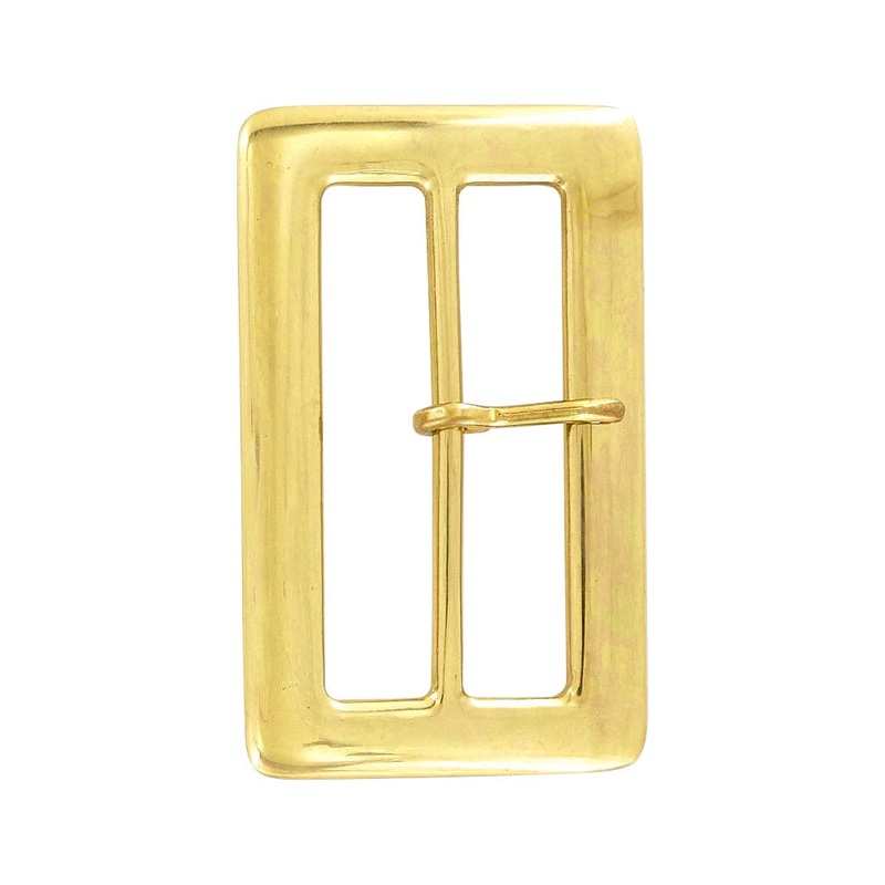 3 1/2 Santa Belt Buckle, Buckle Only, Solid Brass, #C-2126