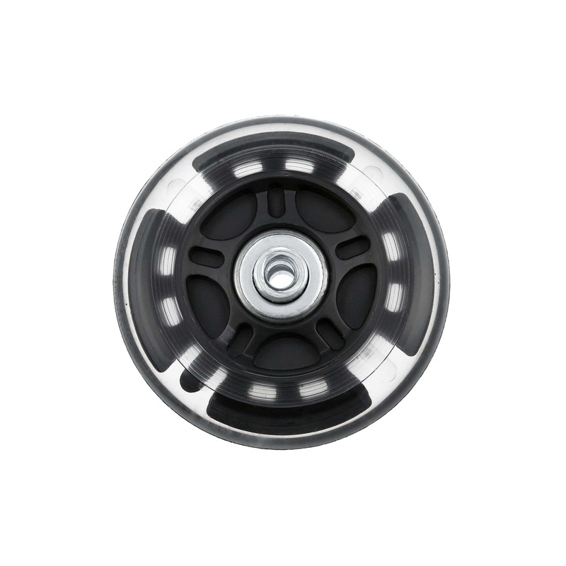 68mm Black, In-line skate wheel with LED Lights, PolyUrethane, #L-3890-BLK