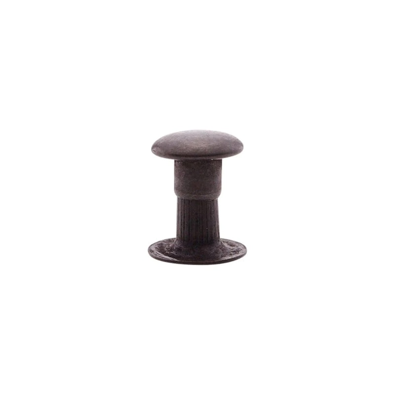 7mm Black, Single Cap Jiffy Rivet, Solid Brass-100ct, #NB307S-SBBK