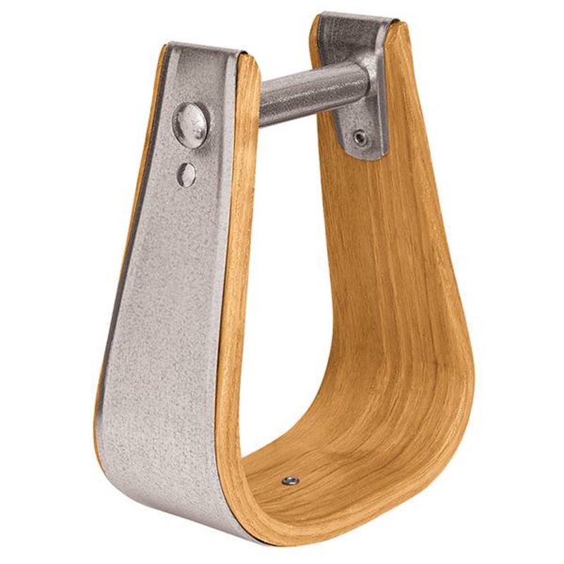 Wooden Stirrups, Deep Roper, 4 Tread