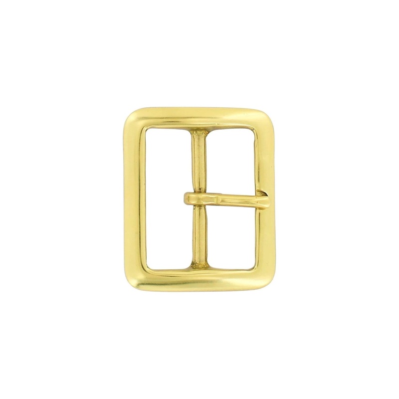 1 3/4 Brass, Sam Browne Center Bar Buckle, Solid Brass, #899-1-3-4-B