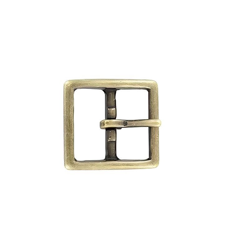 1 Antique Brass, Sam Browne Center Bar Buckle, Solid Brass, #899-1-ANTB