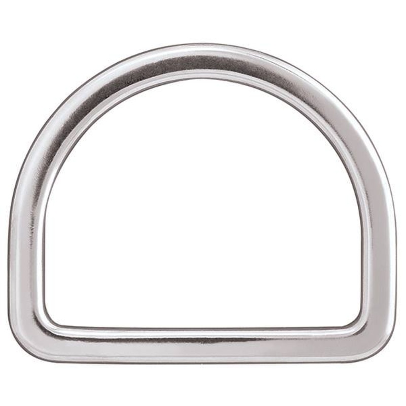 11112 Flat Saddle D-Ring, Stainless Steel, 3