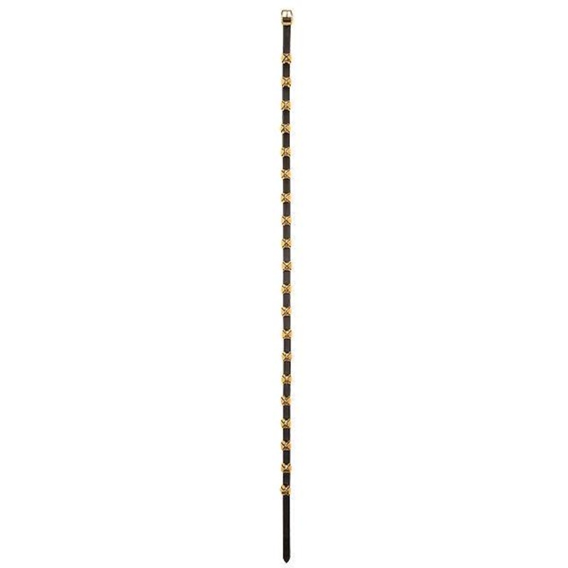 115 Arctic Sleigh Bell Strap, Brass Plated Bells, 1 W x 73 L