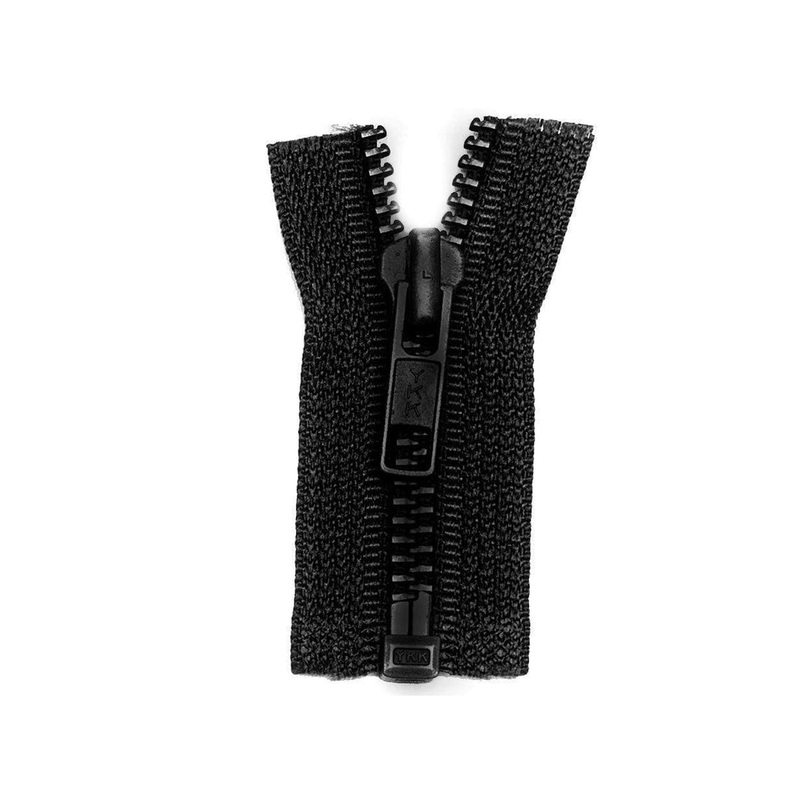#5 Metal, Black, 36 YKK Separating Bomber Jacket Zipper with Black Oxide Teeth, #6BJ-36-BLK-OX