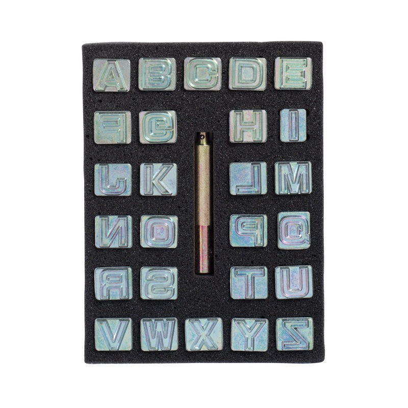 Block Alphabet Stamping Set, 3/4