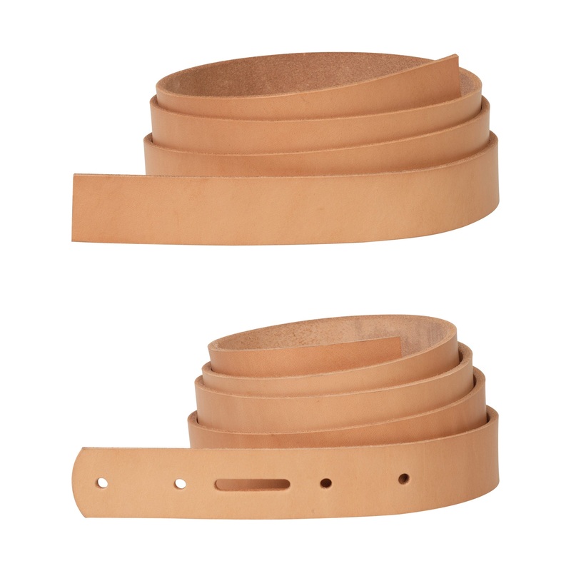 Hermann Oak Natural Strap Belt Blank, 9/10 oz., 60-65