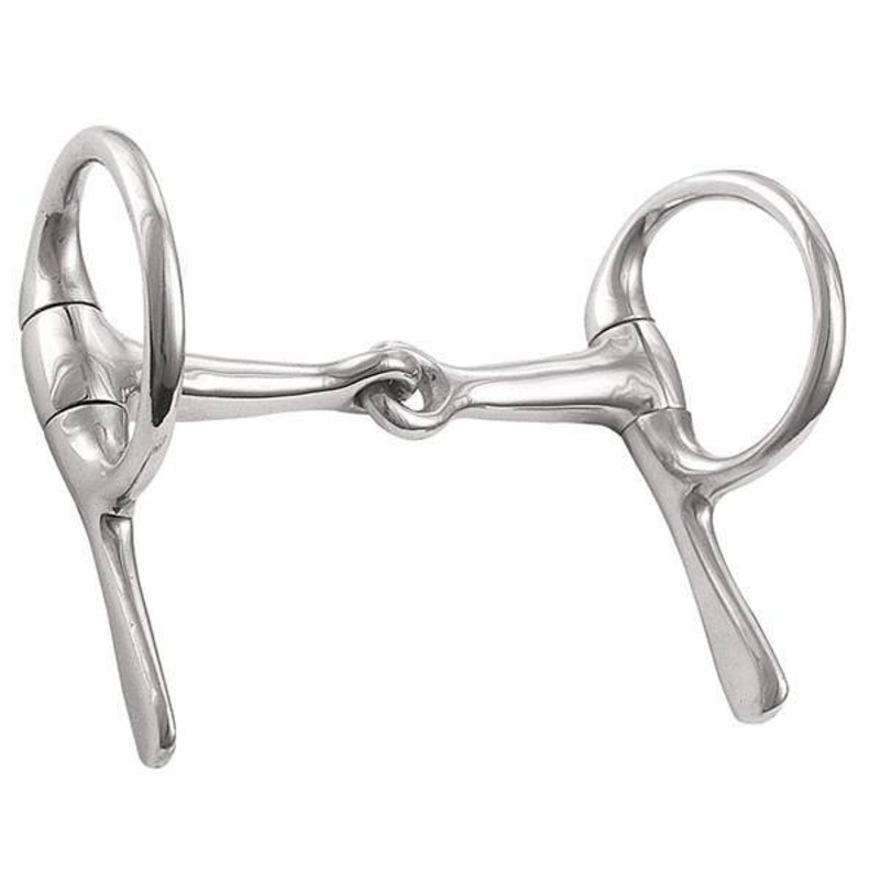 Snaffle Half Cheek Driving Bit, NP/MI, 4-1/2