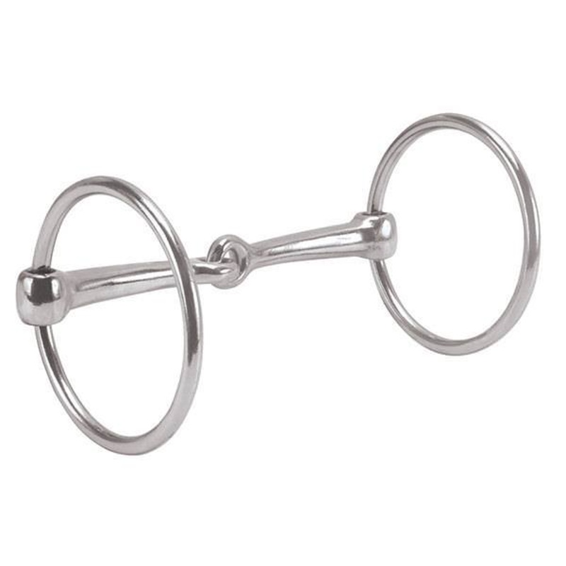 Snaffle Team Bit, Stainless Steel, 5-1/2