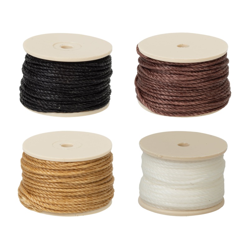 Stitching Awl Thread Reel|Black|Brown|Natural|White