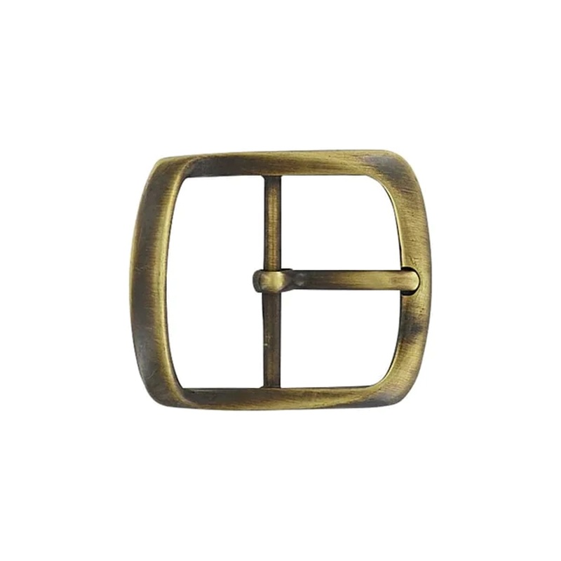 1 1/2 Antique Brass, Center Bar Buckle, Zinc Alloy, #C-1962-ANTB