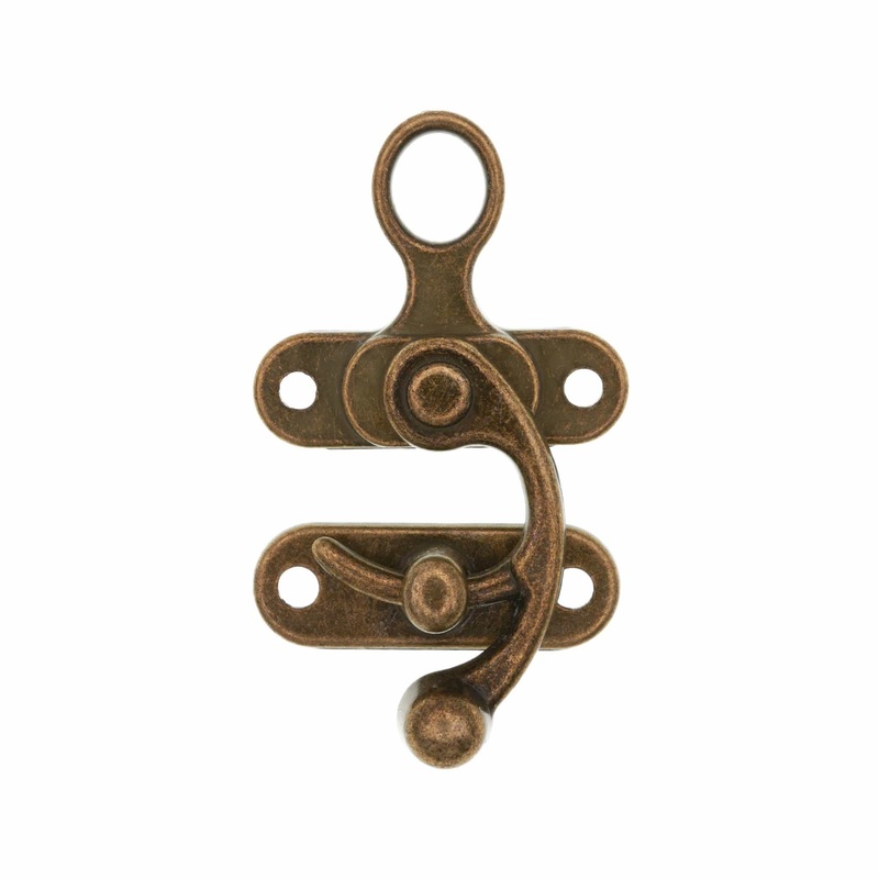 1 3/4 Antique Brass, Swing Lock Clasp, Zinc Alloy, #P-2127-ANTB