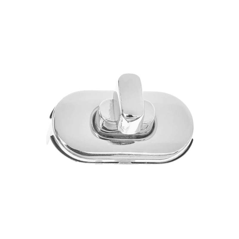 1 3/8 Shiny Nickel, Turn Lock Plate, Zinc Alloy, #P-2469-NP