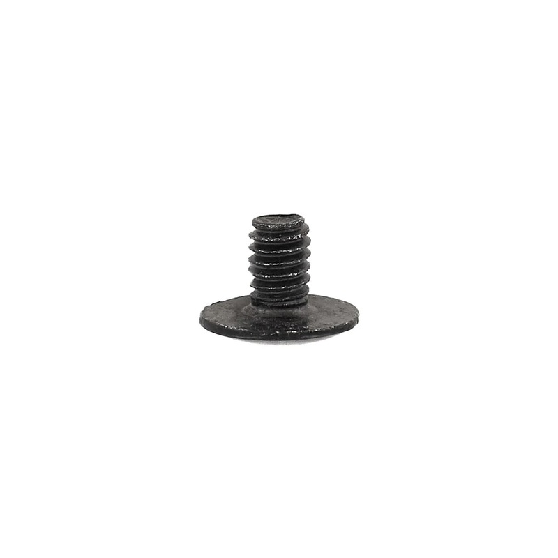 1/4 Glossy Black, Screw Only, Solid Brass PK10, #L-156SC-1-4BLK