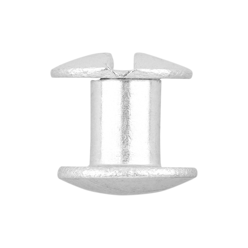 1/4 Nickel, Chicago Screw, Solid Brass PK10, #L-156-1-4SBN