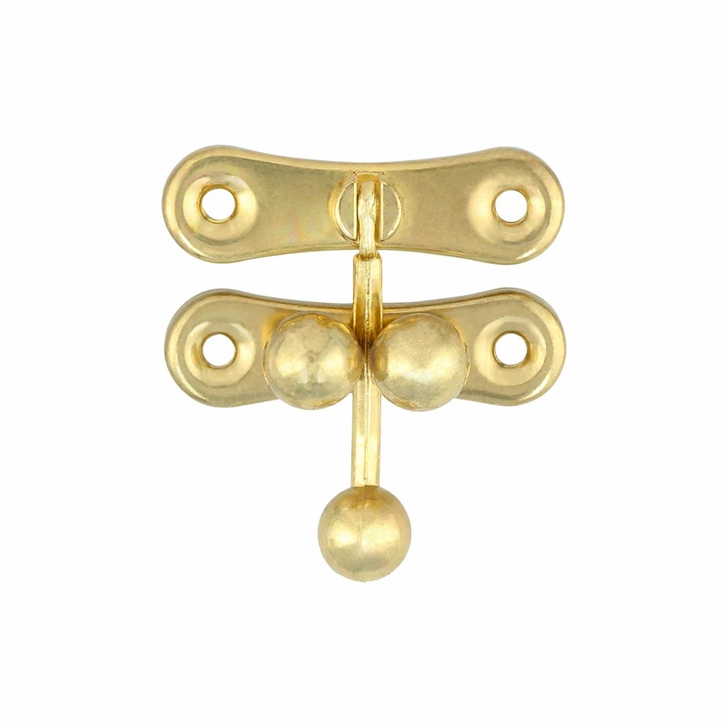 1 5/8 Brass, Swing Lock Clasp 3-Ball, Zinc Alloy, #P-2436