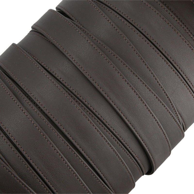 1 Dark Brown, Leather Strapping, Leather, #CALF-1-DKBRO