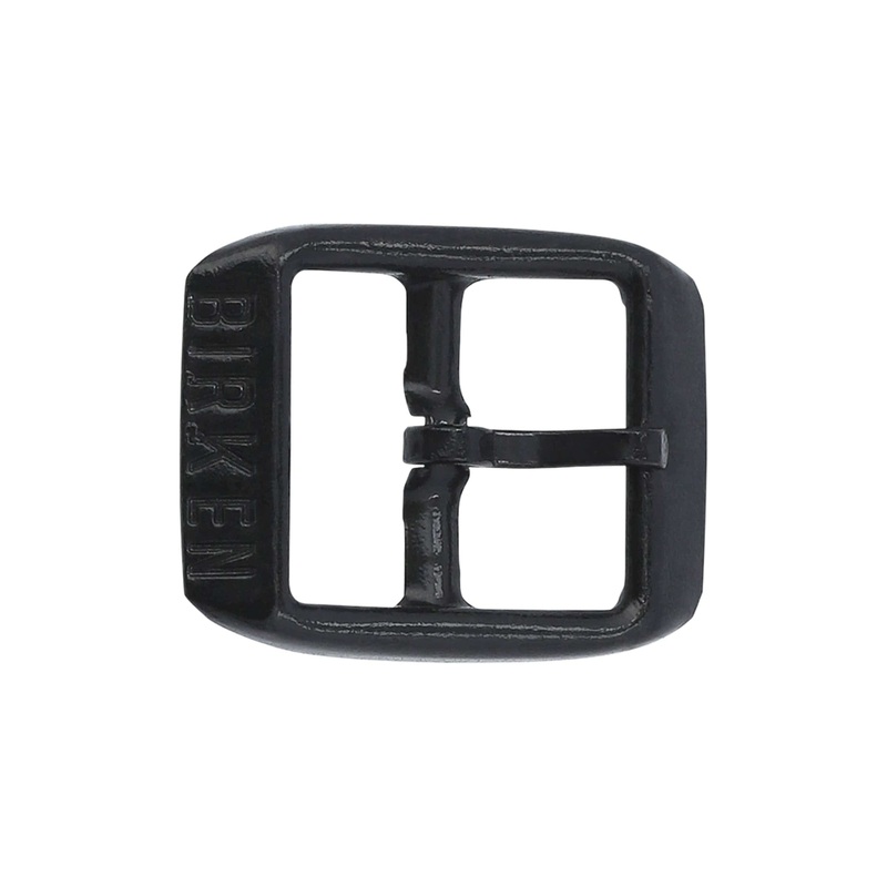 16mm Black, Birkenstock Buckle, Steel, #C-1821-BLK