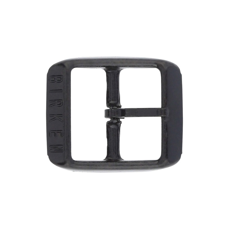 19mm Black, Birkenstock Buckle, Steel, #C-1820-BLK