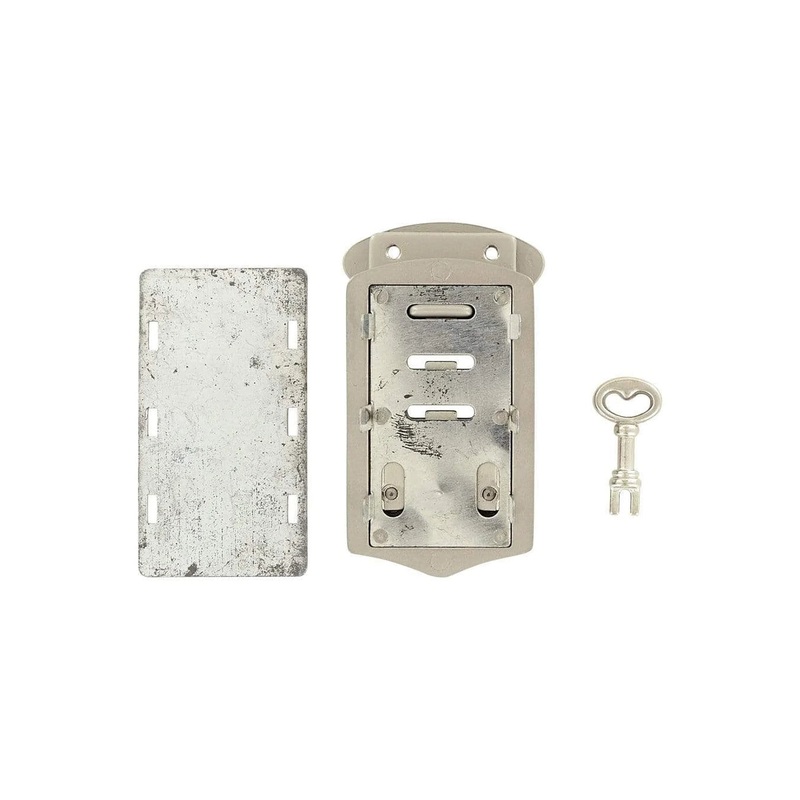2 7/8 Satin Nickel, 3-Position Flap Lock, Zinc Alloy, #L-2137