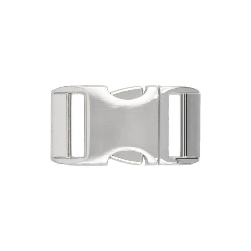 3/4 Nickel, Side Squeeze Buckle, Aluminum, #C-1955