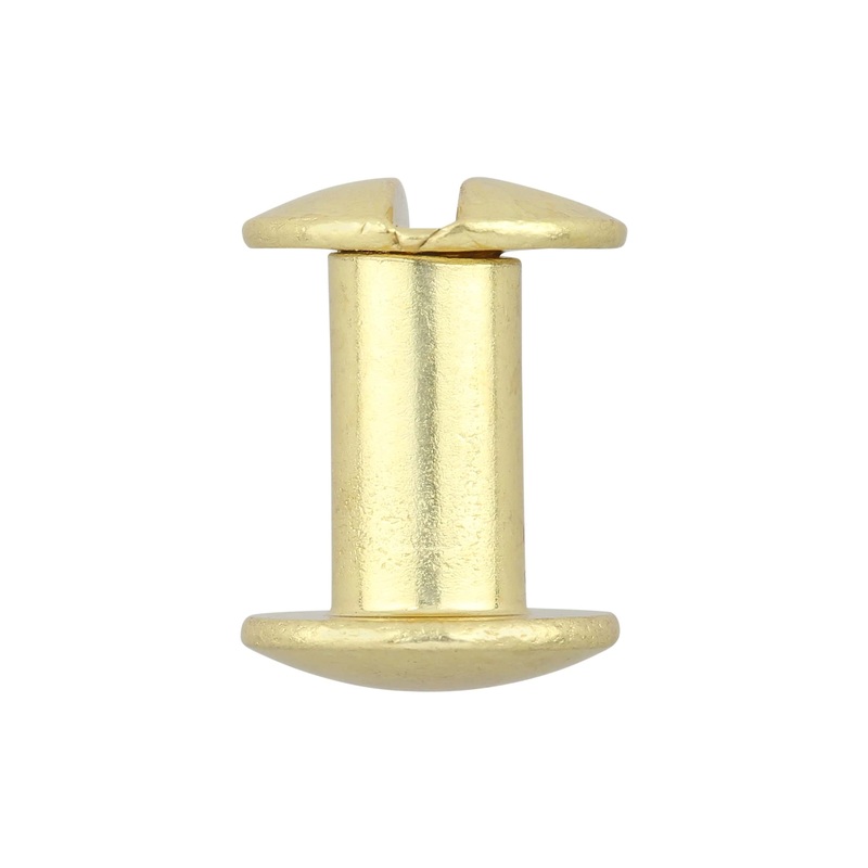 3/8 Brass, Chicago Screw, Solid Brass PK10, #L-156-3-8SB