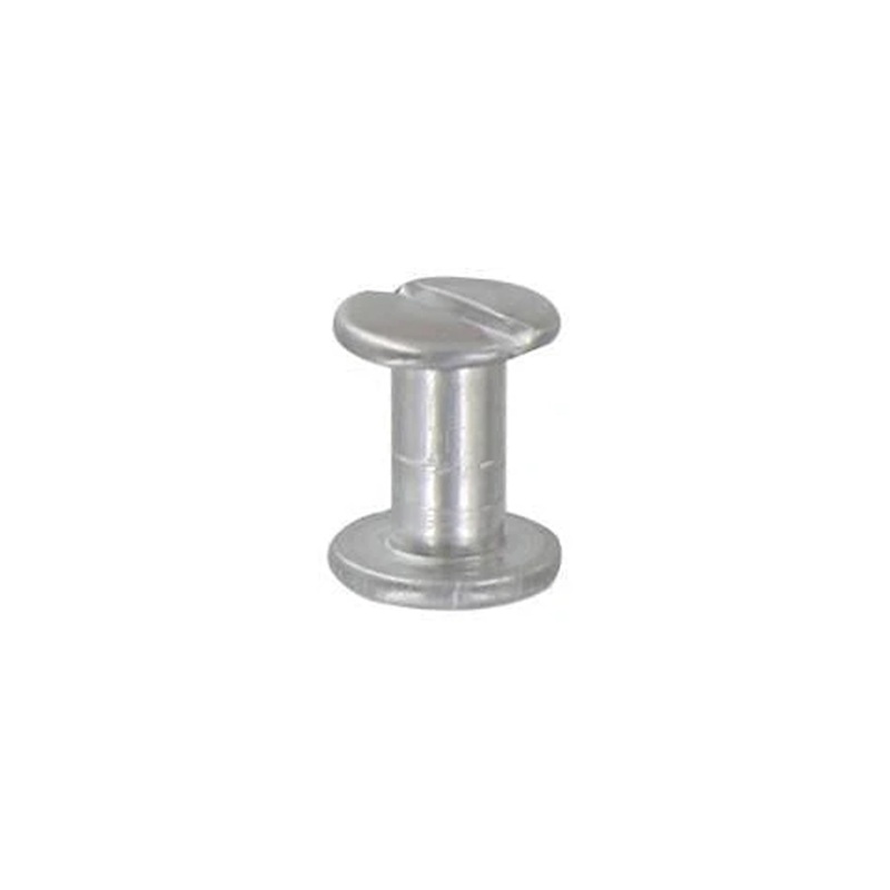 3/8 Nickel, Screw Post, Aliminum-PK10, #L-1262-3-8
