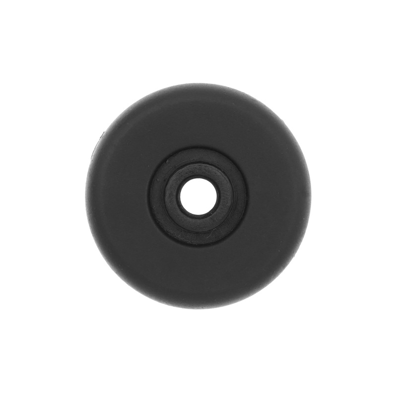 39mm Black, Wheel (No Bearing), Rubber, #L-3835