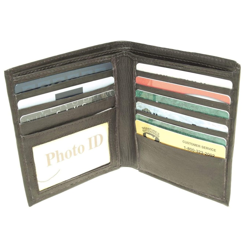 4 Black, RFID Shielded Giromy Samoni Hipster Wallet, Leather, #M-1659