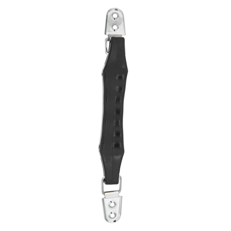 5 3/4 Black, Handle with Nickel Hardware, Vinyl, #L-710-BLK-NP