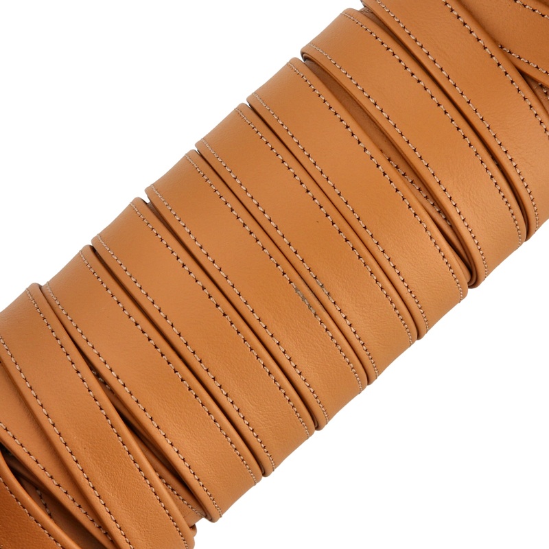 5/8 Light Brown, Leather Strapping, Leather, #CALF-5-8-LTBRO