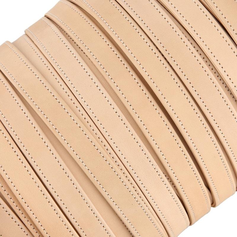 5/8 Natural Russet, Leather Strapping, Leather, #CALF-5-8-RUS