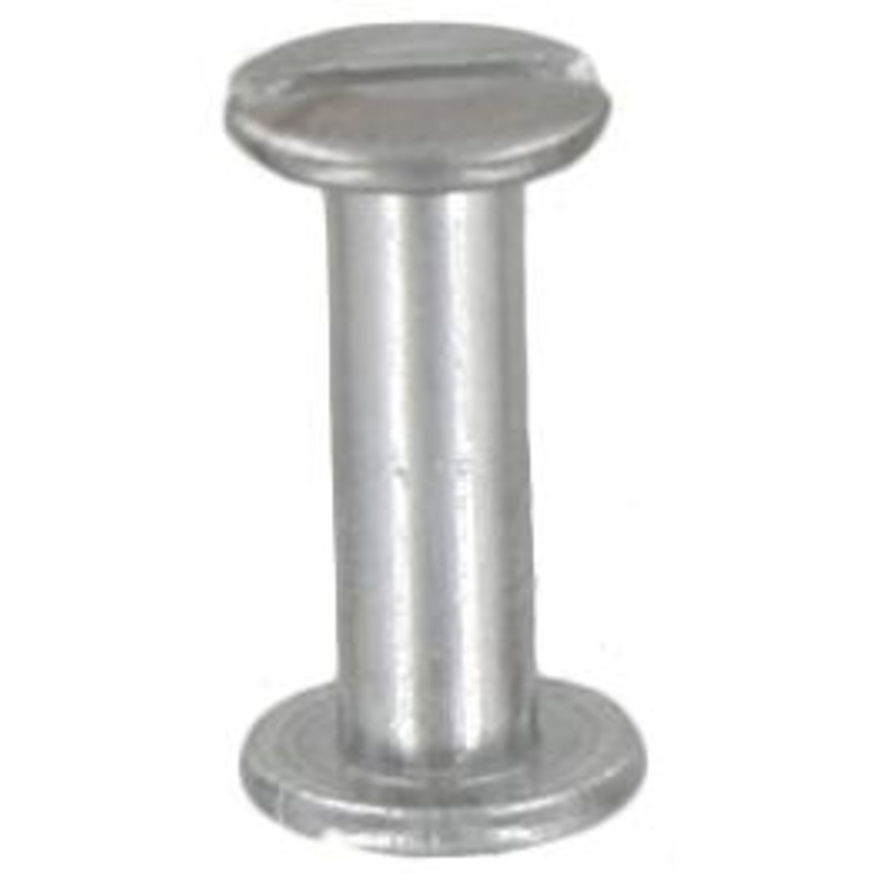 5/8 Nickel, Screw Post, Aluminum-10PK, #L-1262-5-8