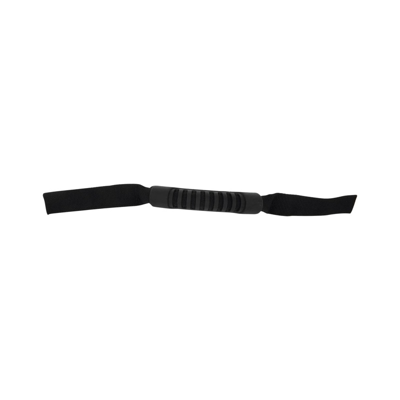 5 Black, Web Handle Over Moulded Sew On, Rubber, #L-2838