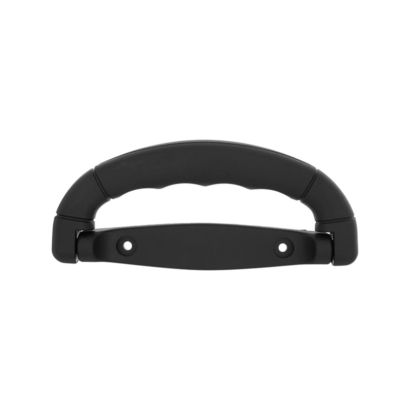 6 1/2 Black, Handle with Mounting Plate, Plastic, #L-2832