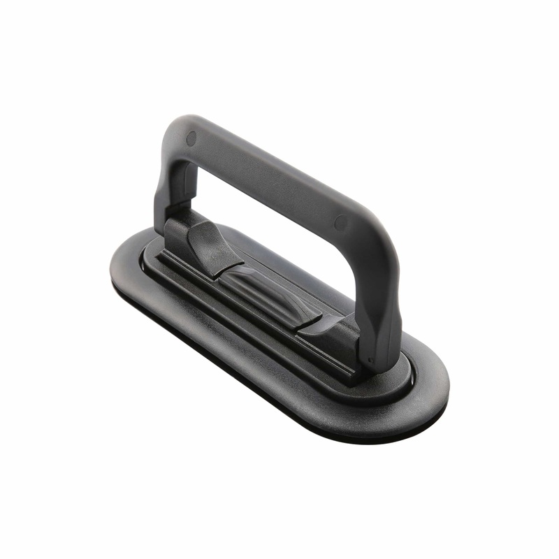 6 Black, Plastic Handle with Grommet, Plastic, #L-3823