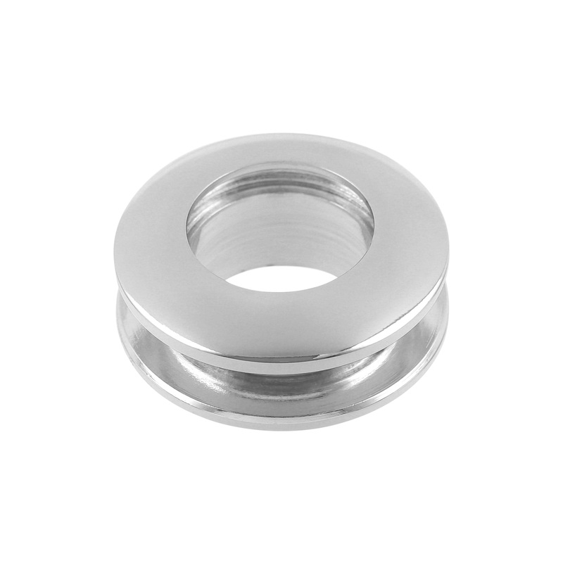 7/16 Nickel,  Screw Together Eyelet, Solid Brass, #P-1387-SBN