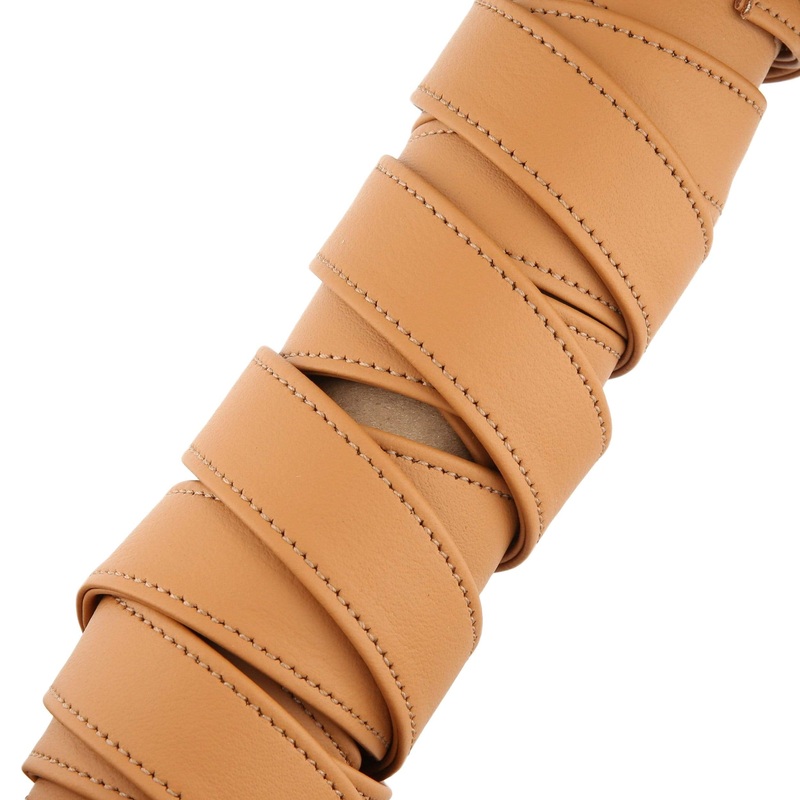 7/8 Light Brown, Leather Strapping, Leather, #CALF-7-8-LTBRO