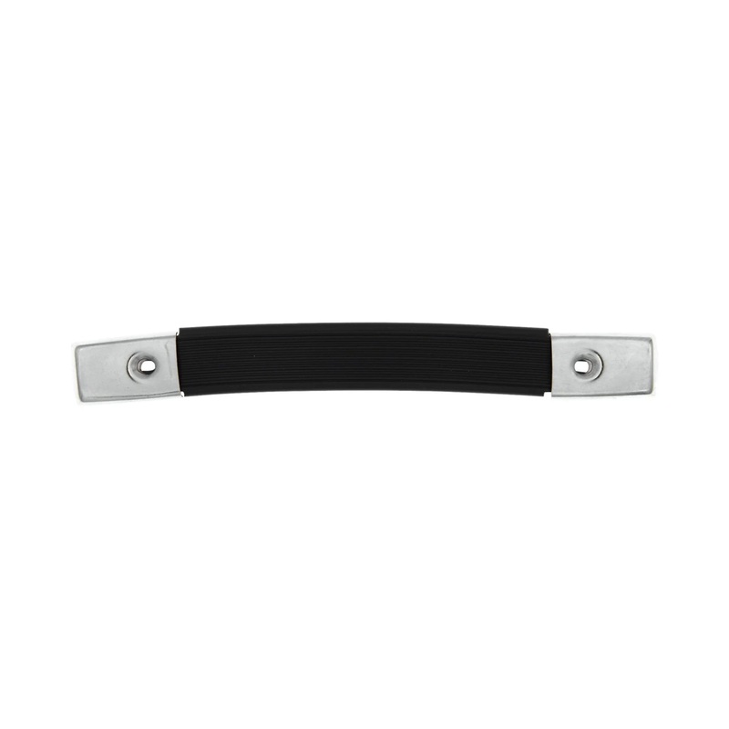 8 1/2 Black, Handle With Nickel Hardware, Vinyl, #L-701