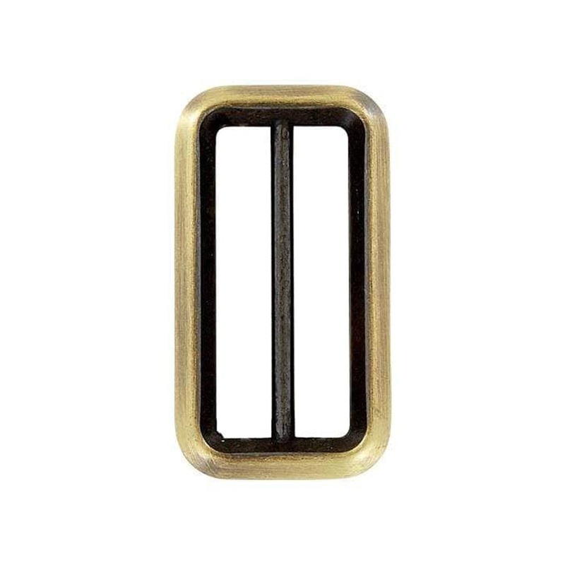 1 1/2 Antique Brass, Cast Beveled Double Loop, Zinc Alloy, #P-2896-ANTB