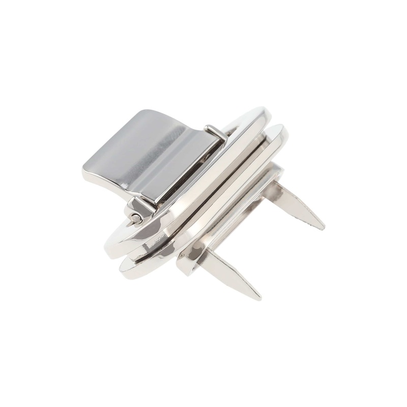 1 1/2 Shiny Nickel, Drop Lock, Zinc Alloy, #P-2616-NIC